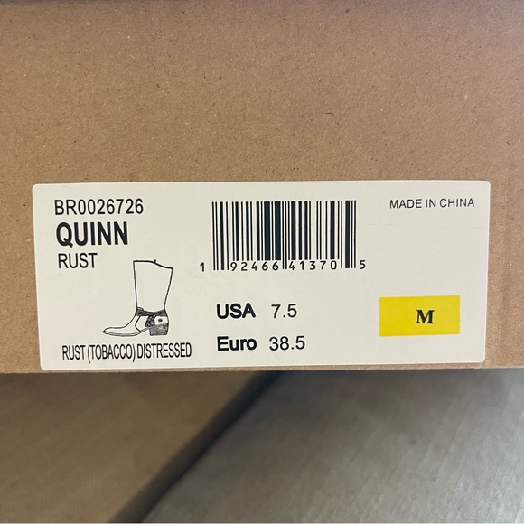Born Quinn Leather Mid Calf Boots NIB - Picture 10 of 11